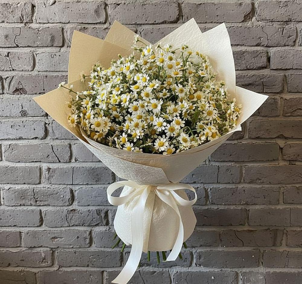 Букет цветов из: Ромашки в городе Мыски
