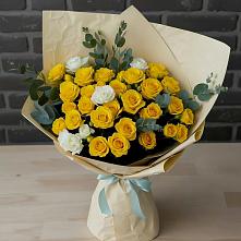 Букет цветов из:  Розы #REPLACE_PRED# городе Мыски