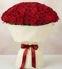 Букет 101 Красная роза Милано в городе Мыски