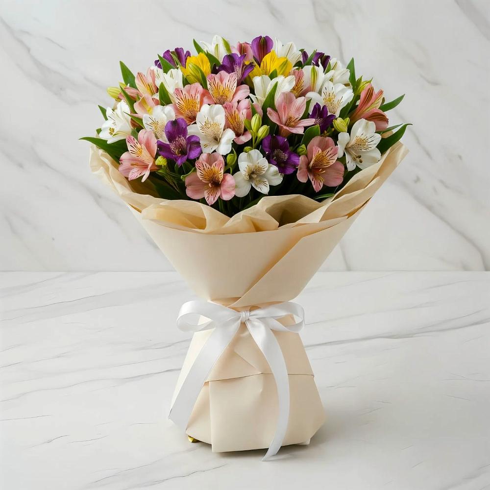 Букет цветов из: Альстромерии в городе Мыски