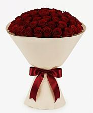 Букет 101 Бордовая роза Блэк Бакарра в городе Мыски
