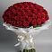 Букет 101 Красная роза Блэк Мэджик в городе Мыски