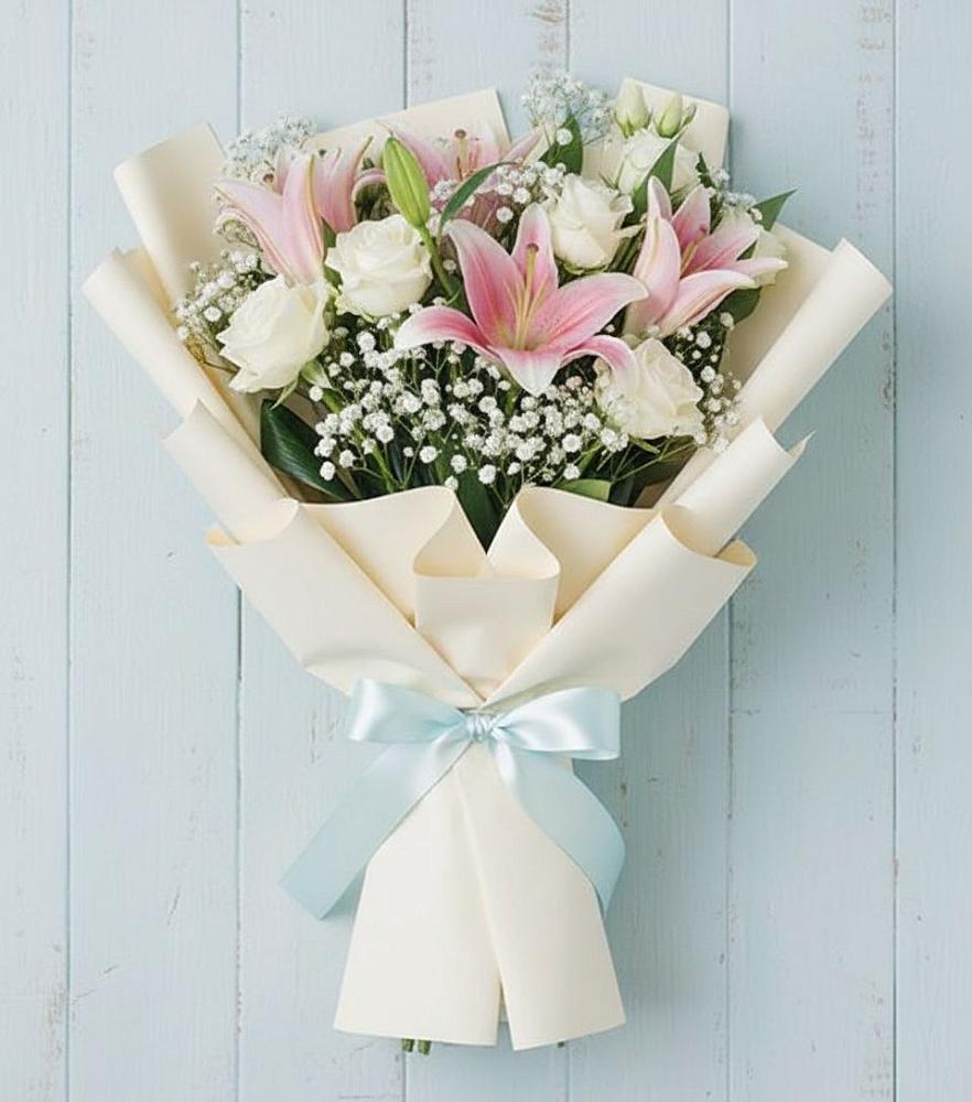 Букет цветов из: Лилии в городе Мыски