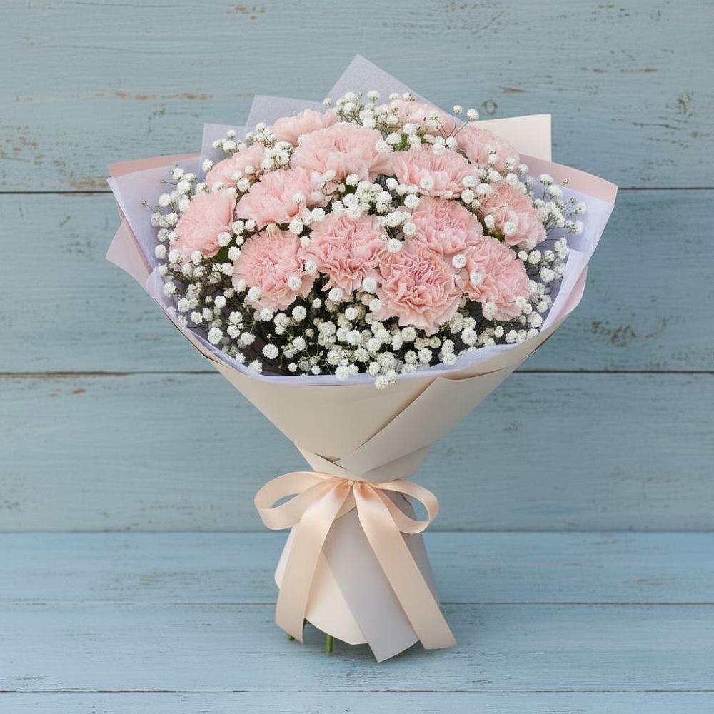 Букет цветов из: Гвоздики в городе Мыски