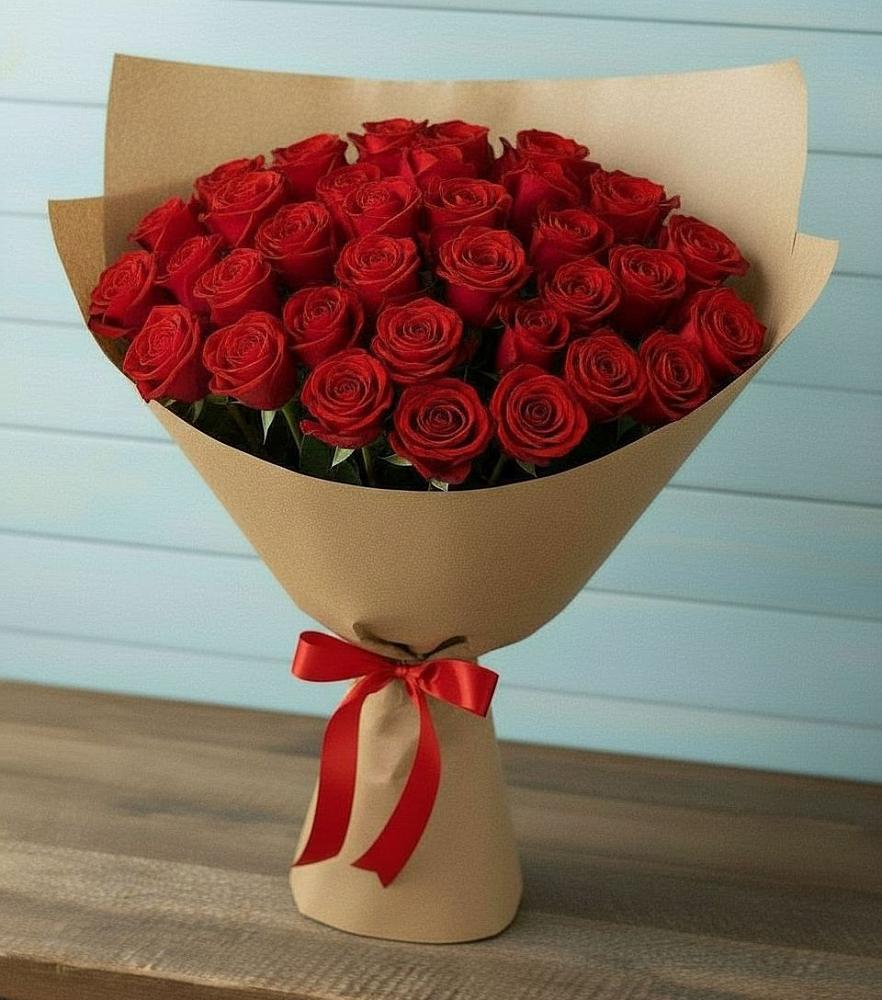 Букет Красные розы Милано в городе Мыски
