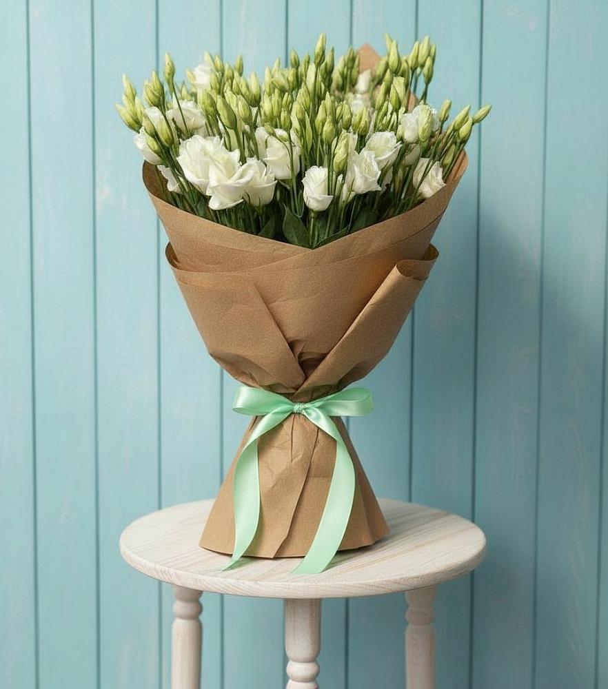 Букет цветов из: Лизиантусы в городе Мыски