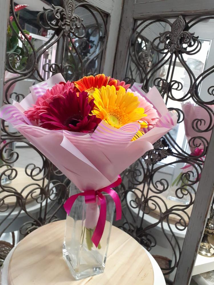 Букет цветов из: Герберы в городе Мыски