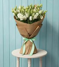 Букет цветов из:  Лизиантусы в городе Мыски