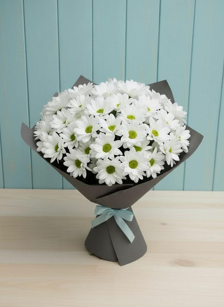 Букет цветов из: Хризантемы в городе Мыски