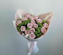 Букет цветов из:  Розы и Хризантемы в городе Мыски
