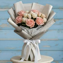 Букет цветов из:  Розы #REPLACE_PRED# городе Мыски