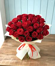 Букет 29 Красных роз в городе Мыски