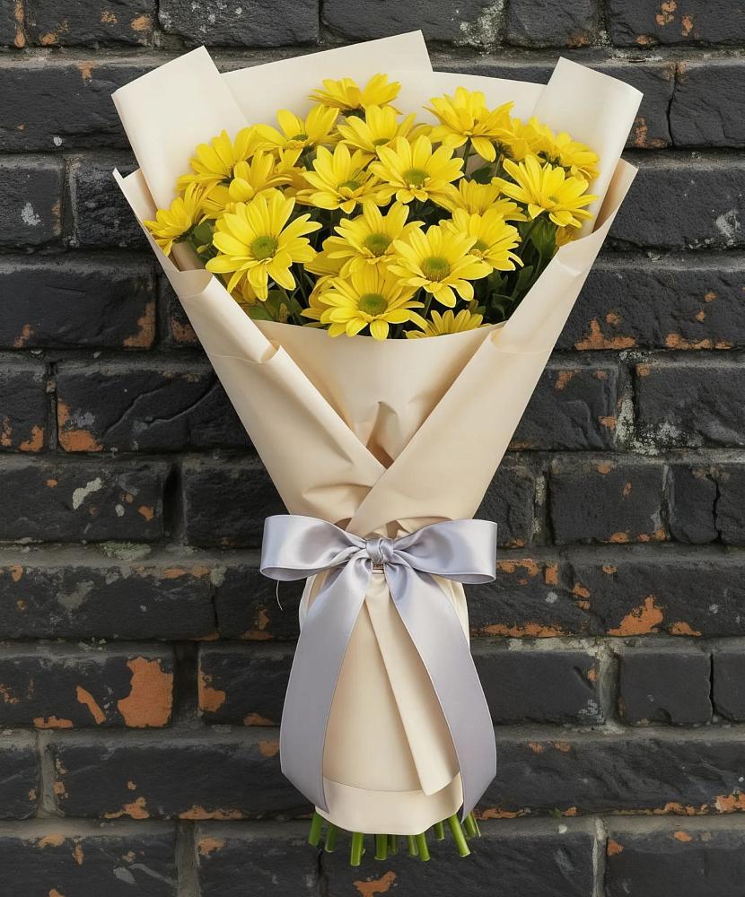 Букет цветов из: Хризантемы в городе Мыски