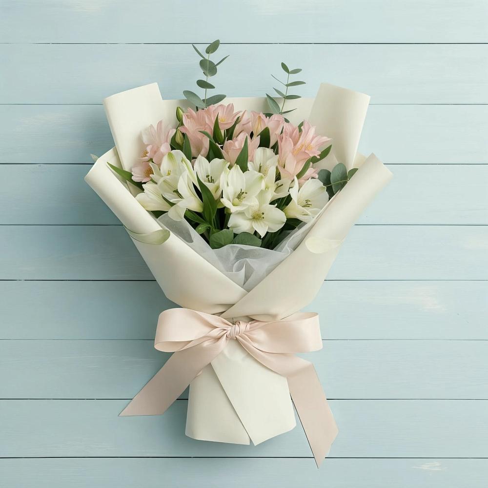 Букет цветов из: Альстромерии в городе Мыски