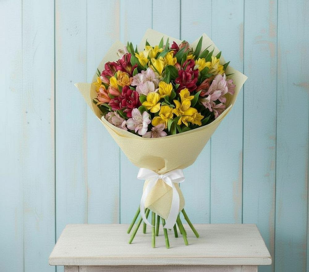 Букет цветов из: Альстромерии в городе Мыски